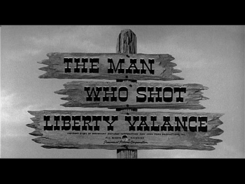 Man Who Shot Liberty Valance title screen