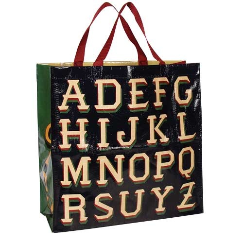 Blue Q Alphabet Shopper bag