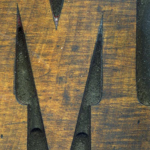 Wood type M detail